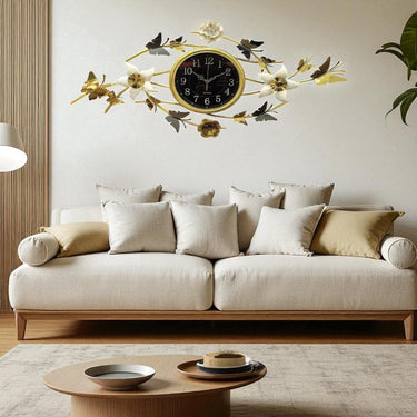 Golden Flutter Timepiece (40 x 20 Inches)